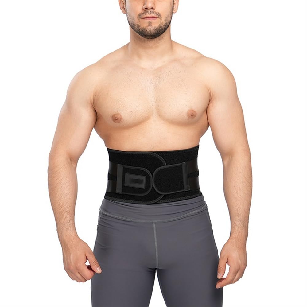 TTDGYYXW Soporte Inferior para Hombres y Mujeres Cinturón de descompresión de Columna Lumbar presurizado de Doble Capa Cintura Transpirable Corrección de Espalda Faja de protección Deportiva Hermosa