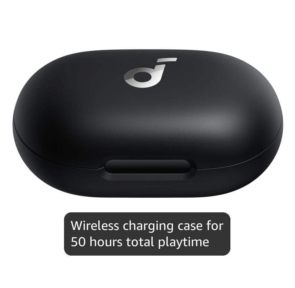 Anker Soundcore Space A40 Auto-Adjustable Active Noise Cancelling Wireless Earbuds Reduce Noise By Up To 98 50h Playtime Hi Res Sound Comfortable Fit App Customization Wireless Charge Blue - View #5
