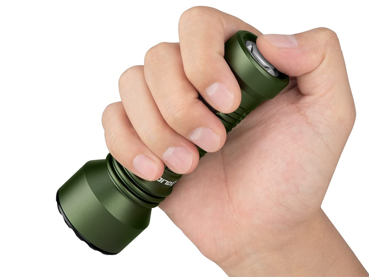 OLIGHT Javelot Mini Linterna LED compacta, alcance 600m interruptor trasero 1000 lm