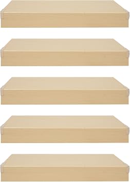 5Pcs Wire Shelf Covers, 24x16in Shelf Covers for Wire Shelving,PVC Foamed Removable Shelves Decorative WireRack Cover for Pantry Cabinet Bathroom Kitchen Shelving Wood Color, 24x16in