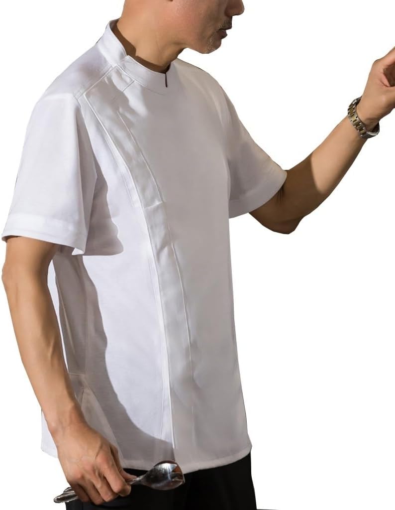 Unisex Chef Coat Cooking Chef Uniform for Men Women Chef Jacket Restaurant Kitchen Workwear Breathable Shirts