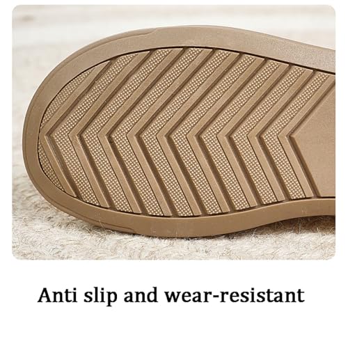 Women's Leather Roman Sandals, Adjustable Ankle Strap Soft Sole Increase Height Wedge Casual Sandals3