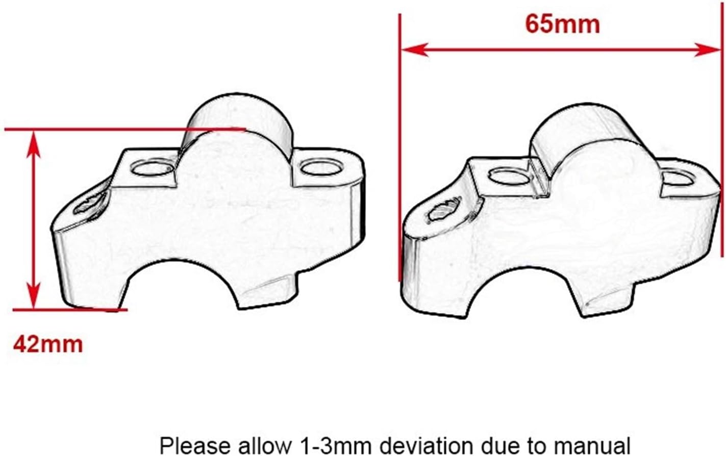 マウントアダプター オートバイのハンドルバー強化ライザーバークランプマウントアクセサリー CMX500 ため CMX1100 Reb
