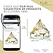 H&D HYALINE & DORA 60MM Crystal Pyramid Prism Paperweight Positive Energy Ornament Glass Egyptian Pyramid with Egyptian Gold Character for Home Decoration/Gift/Collection