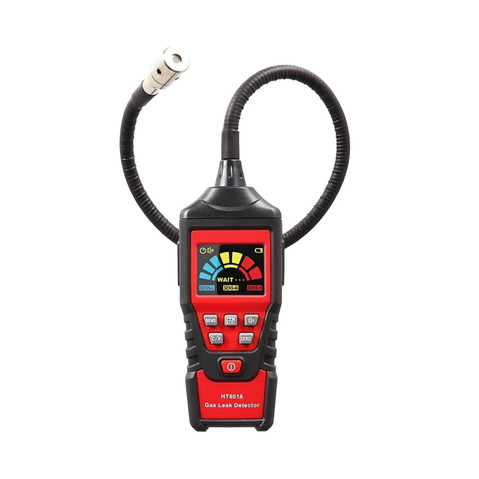 monitor di co2, Rilevatore Di Gas Per Perdite HT601A HT601B 0 1000 Ppm Allarme Sonoro E Display Metano Naturale Infiammabile Per Lavoro Casa per casa, ufficio, auto(Ht601b)