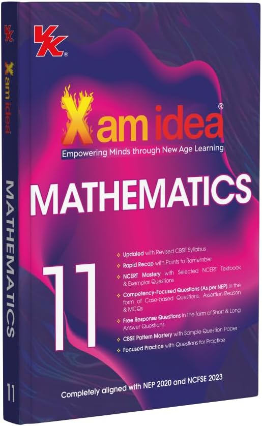 Xam idea Mathematics Class 11 Book | CBSE Board | Chapterwise Question Bank | Based on Revised CBSE Syllabus | NCERT Questions Included | 2023-24 Exam