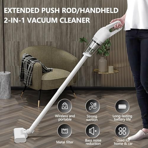 Image of Vasukie Multifunction Vacuum Cleaner with Brushless Motor Strong Suction 18Kpa Handheld Vacuum Cleaner, for Home Use, Dry Vacuuming Portable Mini Car Vacuum Cleaner