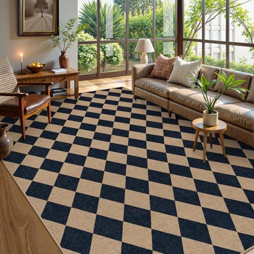 Tapete Lahome jaspeado, 9x12 pies, lavable, antideslizante miniatura 3