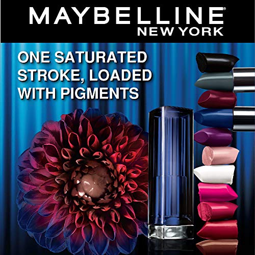 Image of Maybelline New York The Blushed Nudes Palette Eyeshadow, 9g and Maybelline New York Color Sensational Loaded Bold Lipstick, Midnight Date, 3.9g