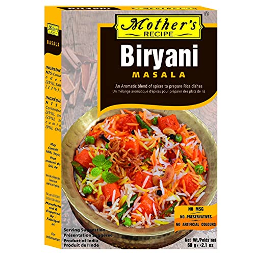 Mothers RECIPE Biryani Masala 60 grams(gm) Red