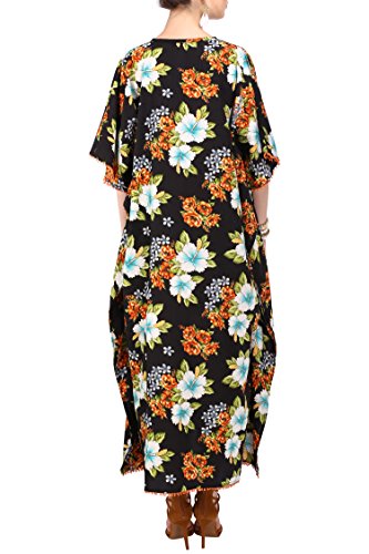 Image of Miss Lavish London Women's Kaftan- Kaftan Dress for Casual, Party, Evening, Vacation and Everyday Wear