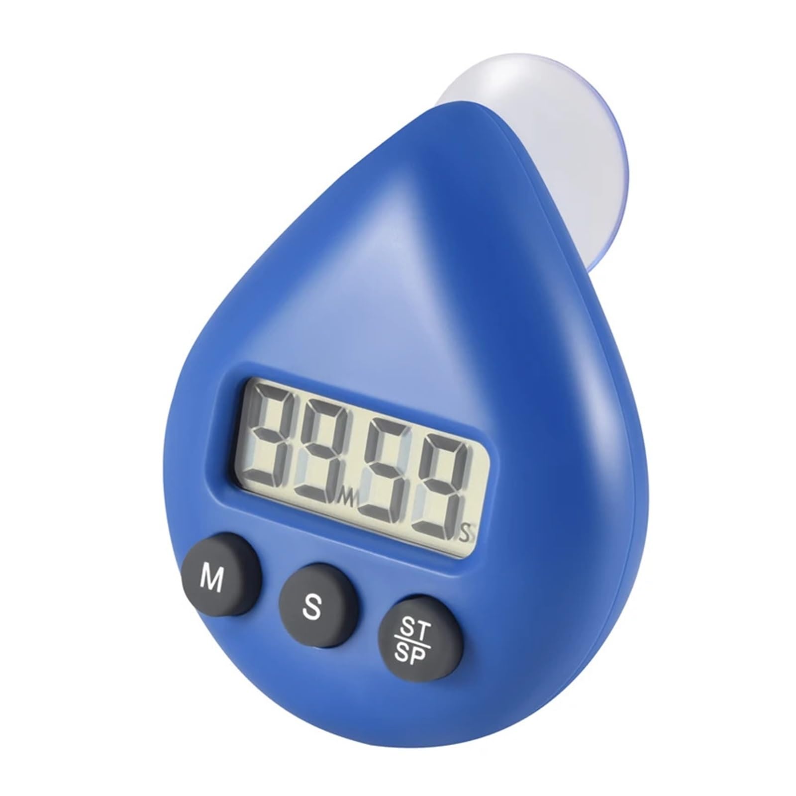 Digital Bathroom Clock Waterproof Shower Timer Temperature Humidity Visual Countdown Wall Reliable Efficient