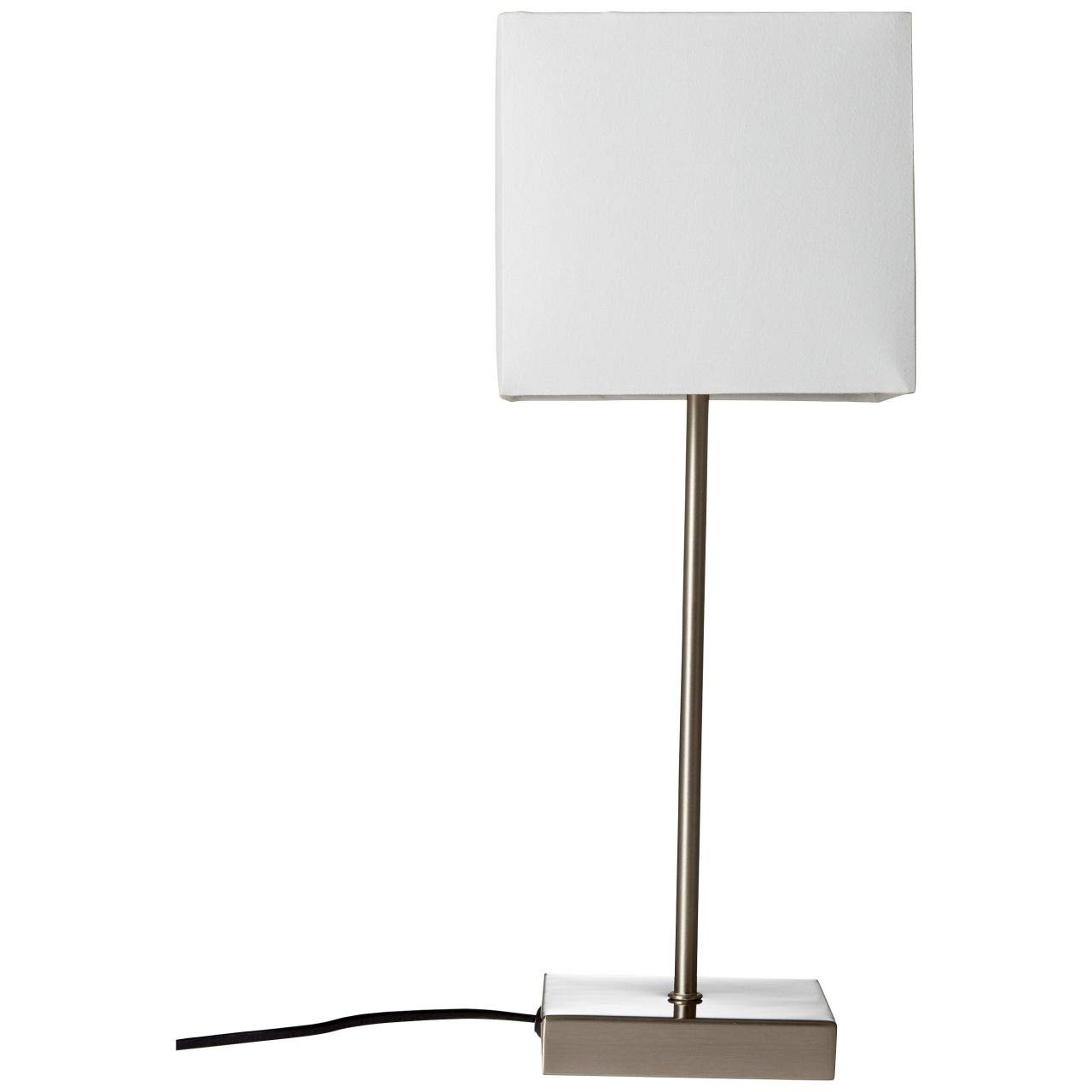 Lampada Da Tavolo Touch BRILLIANT Kasha Con Paralume In Tessuto - Cromo/Bianco, Attacco E14 - 2