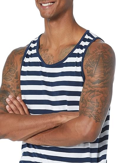 Image of Amazon Essentials Men's Regular-Fit Sleeveless Tank Tops