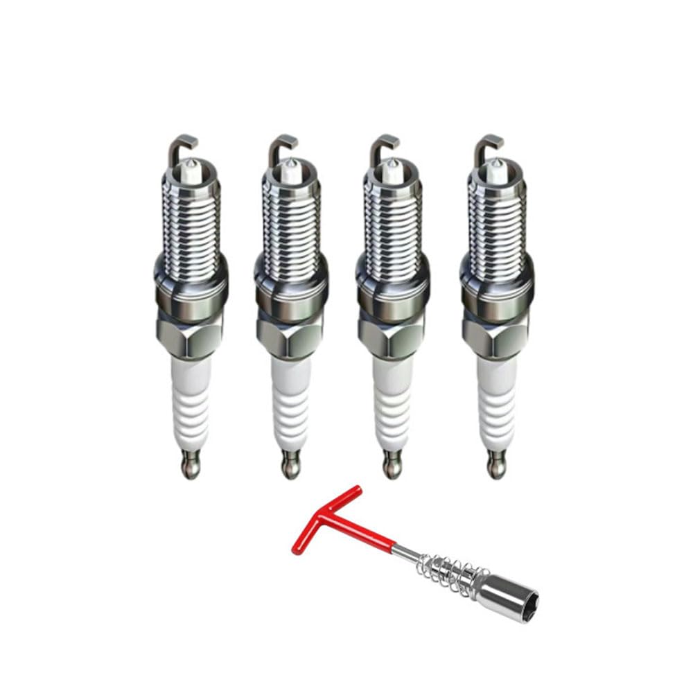 BujíAs De Encendido para Peugeot 408 2.0L 2013, BujíA, BujíA De Encendido, para Un Arranque Fiable Y Una Larga Vida úTil del Motor De Gasolina Durable Fiable,4Pcs