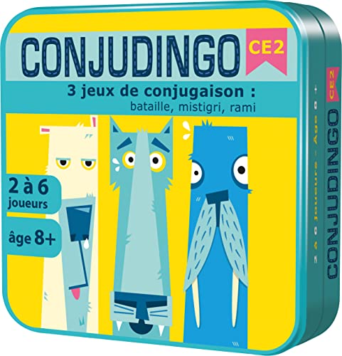 Aritma - ConjuDingo CE2 - Jeux de cartes, Conjugaison, 8 ans Cover