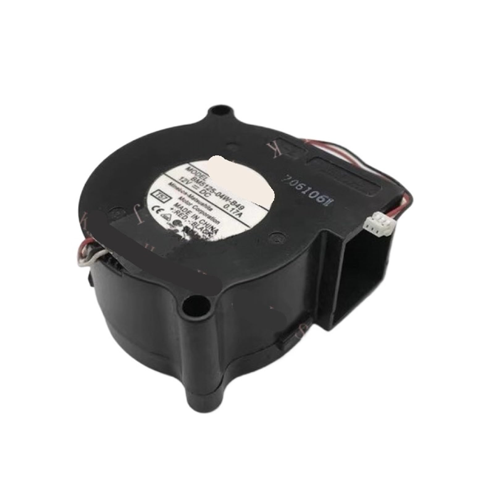 LWJYIPETZQ BM5125-04W-B49 12V 0.17A 5CM 3-wire Fan
