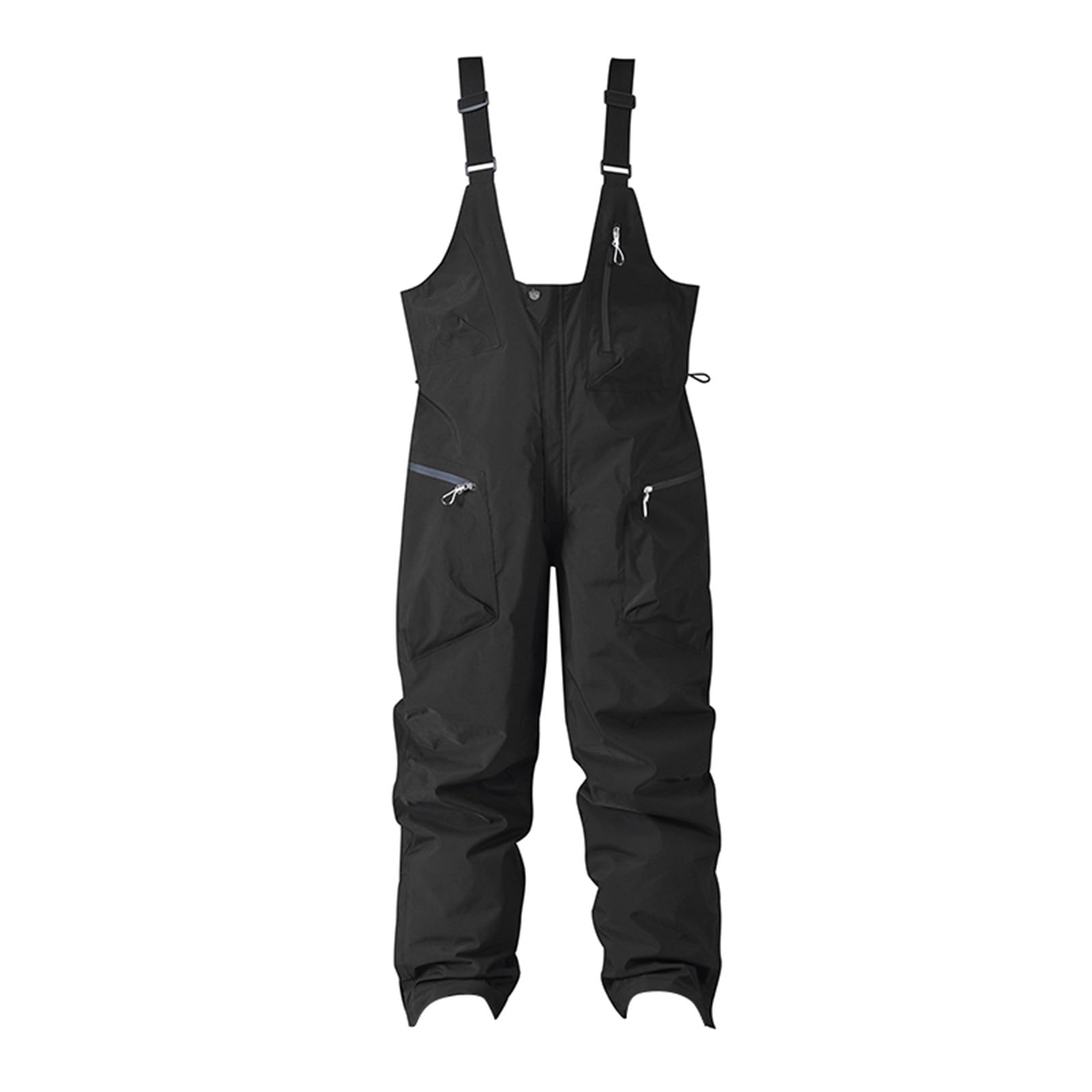 Generisch Salopette da uomo, baggy, da snowboard, da sci, da uomo, oversize, con bretelle, unisex, impermeabili, antivento, traspiranti, per attività all'aria aperta