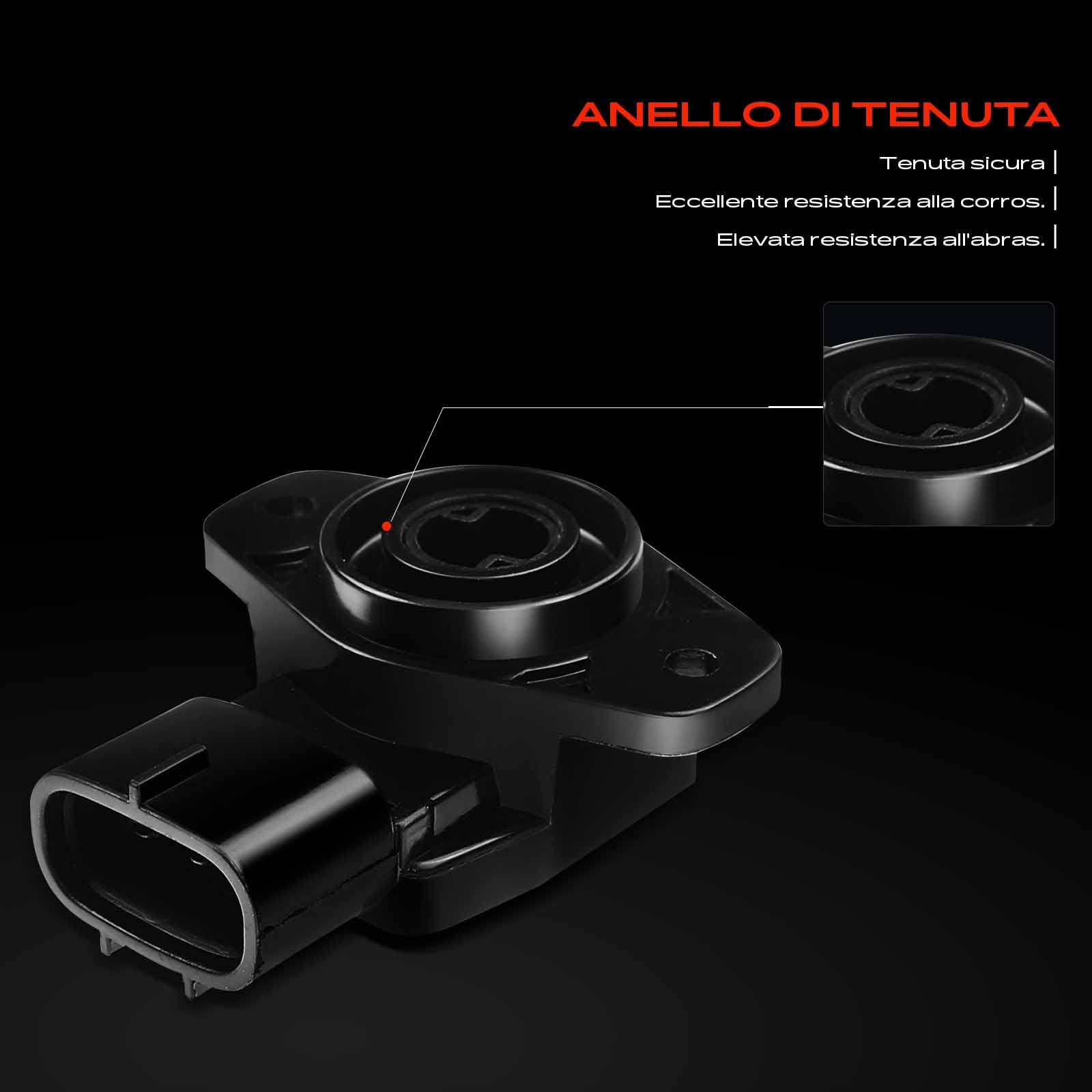 Frankberg Sensore posizione valvola a farfalla 3-Poli Compatibile con Grand Vitara I FT HT Tracker Grand Vitara I SUV GT Replace# 1342065D00,TH296