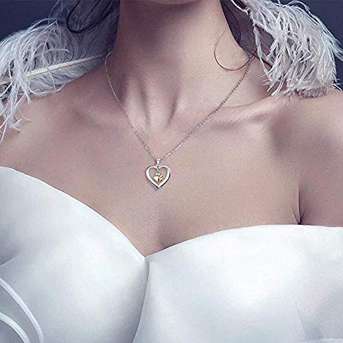 Lytoptop Collana in argento Sterling S925 a forma