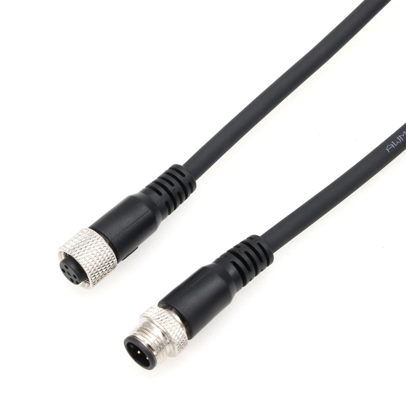 HangTon Actionneur de capteur M12 A codé 4 broches mâle femelle câble blindé pour automatisation industrielle, périphérique réseau DeviceNet, CANopen, IO Link, Profibus 5 m