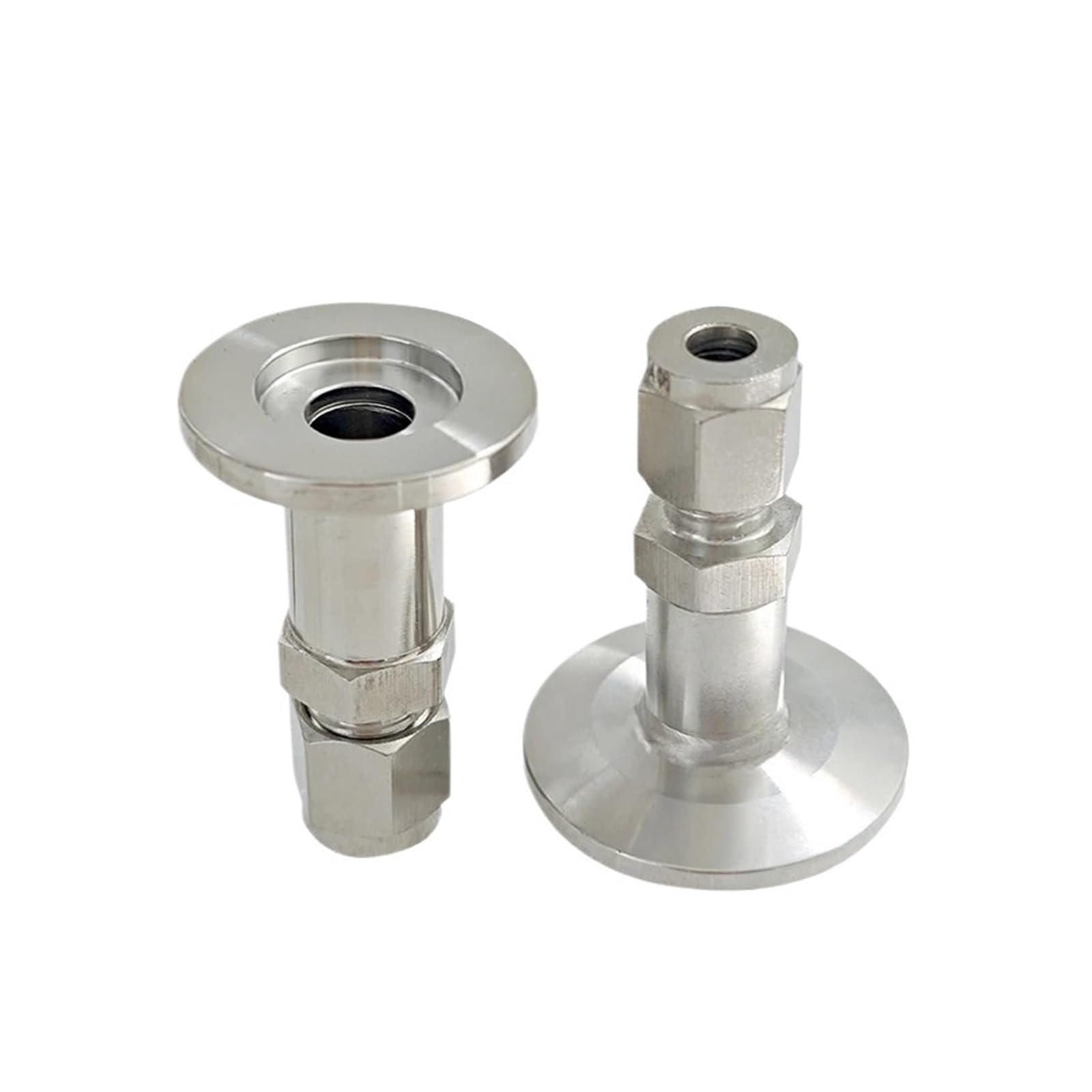 Zgposqkzsc One Color 1Pc 8Mm Tube Vcr Compression Union X Kf25 Vacuum Sus304 Stainless Pipe Fitting