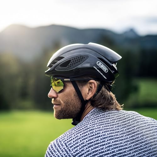 ABUS Rennradhelm GameChanger - Aerodynamischer Fahrradhelm mit optimalen Ventilationseigenschaften für Damen und Herren - Dunkelgrau… – Ansicht 2