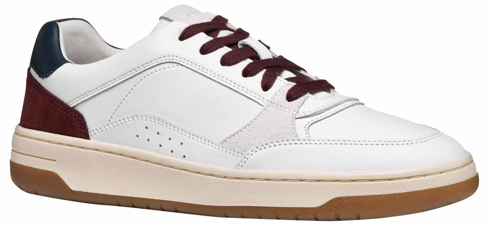 Geox Men's U SEDRAL Court Trainers, White, 40 EU, White, 6.5 UK