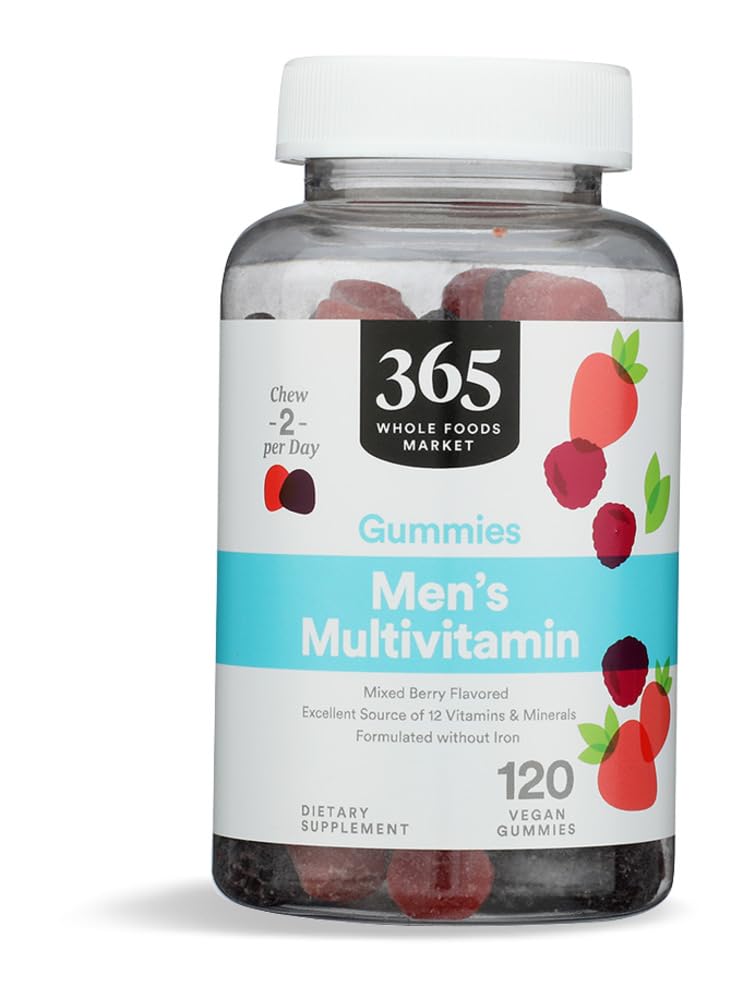 365 by Whole Foods Market Men's Multivitamin Gummy, 120 CT