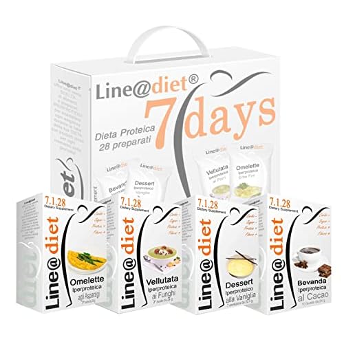 7-Day Protein Diet Kit | Option C | 28 single-serving preparations for breakfast, lunch, snack and dinner with high protein value and low carbohydrate and sugar content