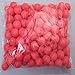 COFACE 150Pcs Scrub Mesa de Ping Pong Pelota de Ping Pong Bolas de la lotería sandía roja