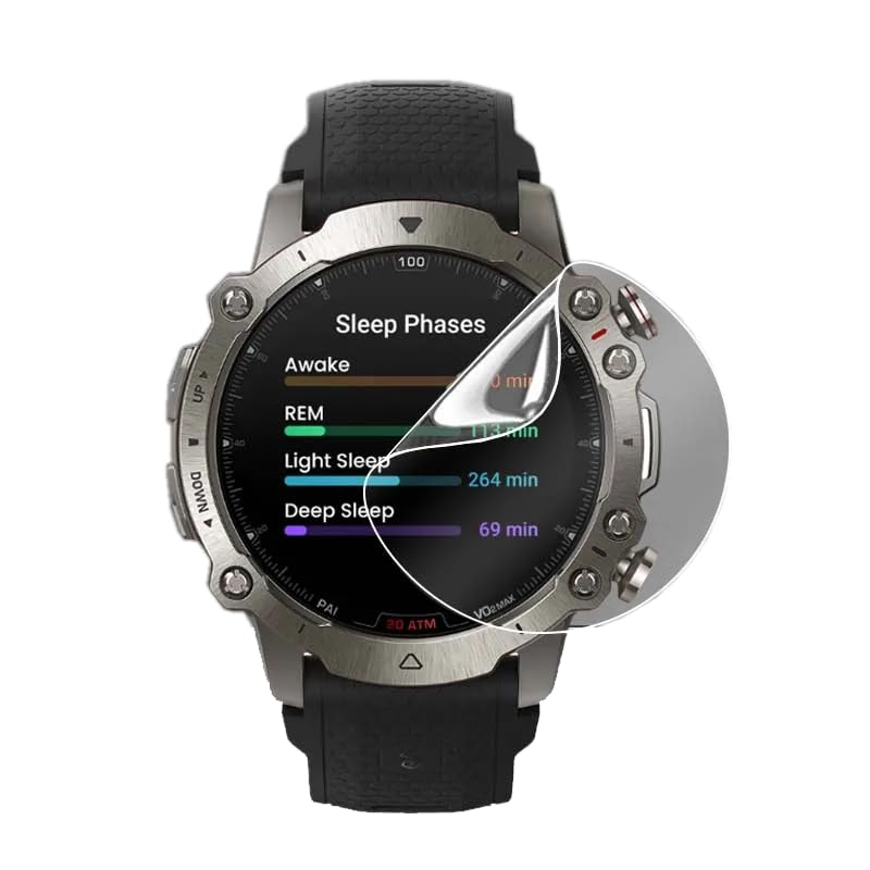 5pcs Película hidrogel para Amazfit Balance 1.5" | Reloj inteligente HD transparente flexible TPU película de gel protectora [sensible al tacto] Protector de Pantalla