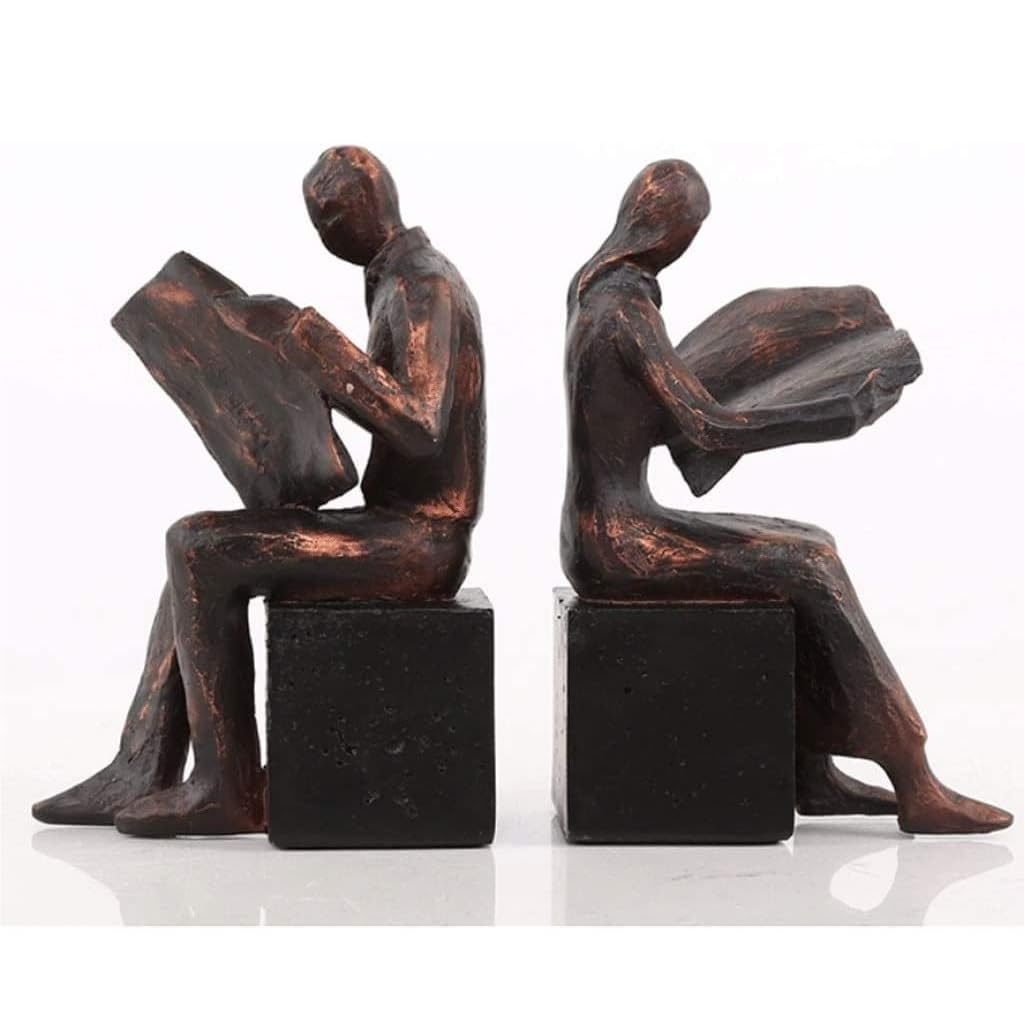 Reggi Libri, Fermalibri Fermalibri Lettura Scultura Decor Libro d'arte Libri da tenere lucidati a mano Ufficio Casa Scrivania