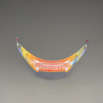 K6 Motorcycle Helmet Rear Spoiler Decoration Replacement Compatible with AGV K6 Helmet Tail Spoiler Revo Clear Red