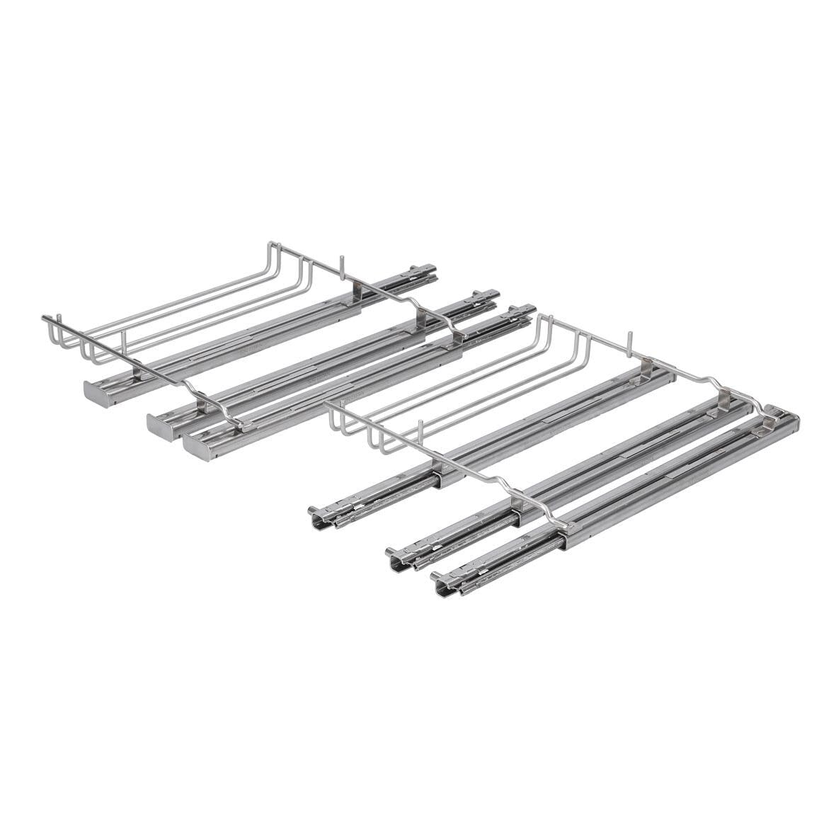 easyPART Kompatibel/Ersatz für BOSCH 17007521 Auszugsschienen Set für 3 Backbleche Roste in Backofen