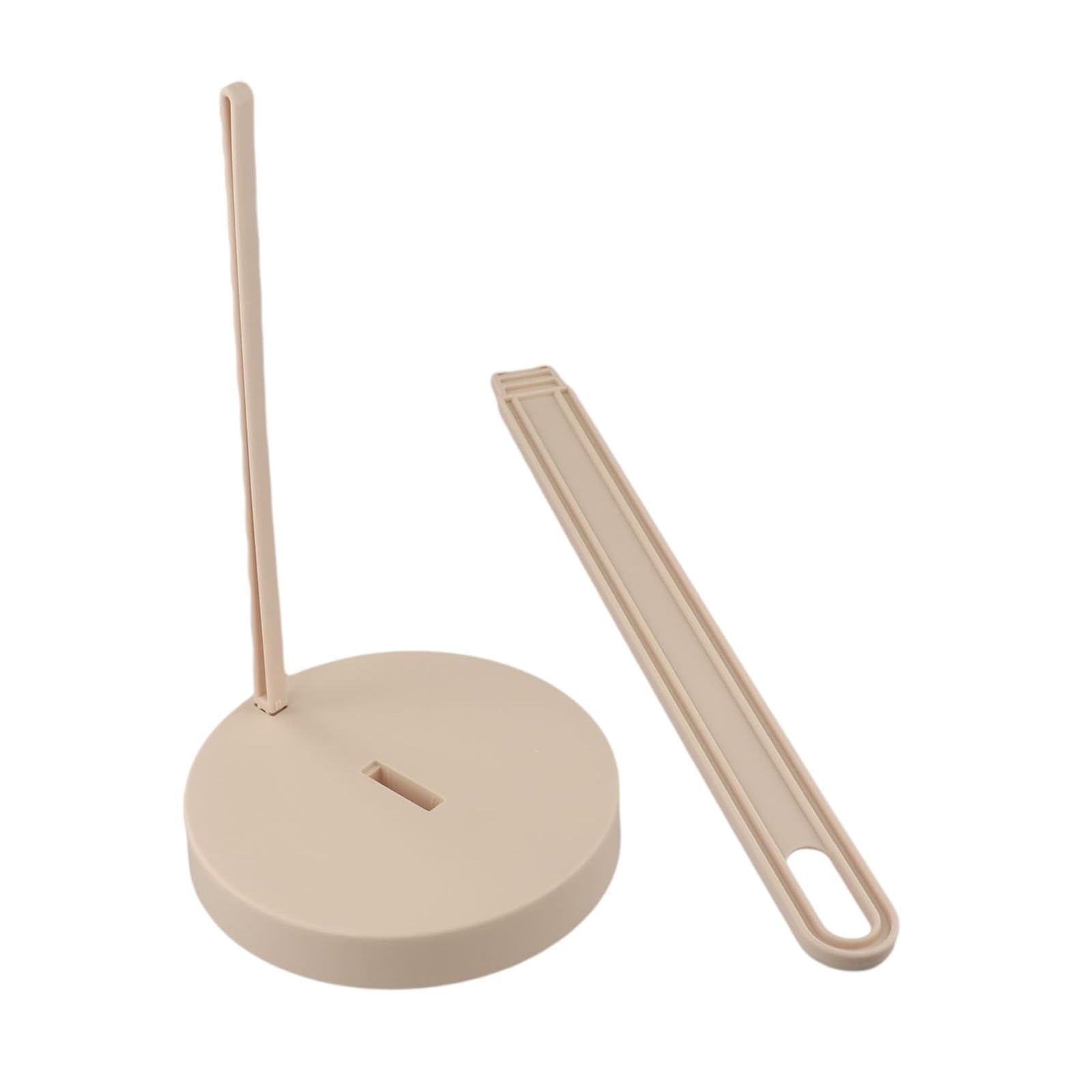 LMYSXAOZ Standing Kitchen Roll Holder with Widened Top Handle, Suction Cup Base Stability, White Tissue Rack