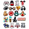 20 35PCS Gym Shoe Decoration Charms for Clog Decoration, Fitness Charms Accessories for Adult Men Women
