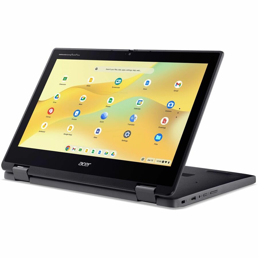 Image of Acer Chromebook Spin 311 R724T R724T-K116 11.6 inch Touchscreen Convertible 2 in 1 Chromebook - HD - 60 Hz - MediaTek MT8 MT8186TV /AZA - 4 GB - 32 GB Flash Memory - English (US) Keyboard - Black