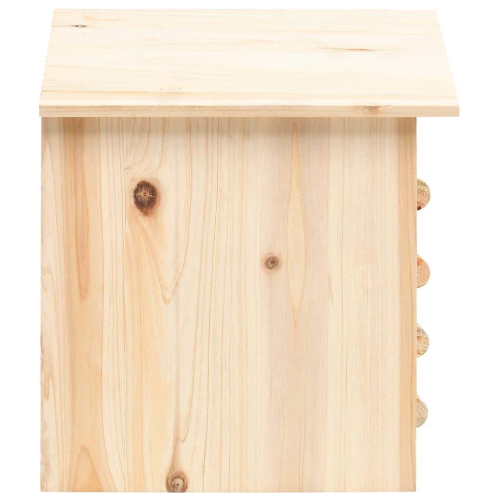 vidaXL Casa para Murciélagos Animales Nido Jaula Caja Caseta Hotel Jardín Balcón Patio Terraza Gancho Decoración 30x20x38 cm Madera Maciza de Abeto