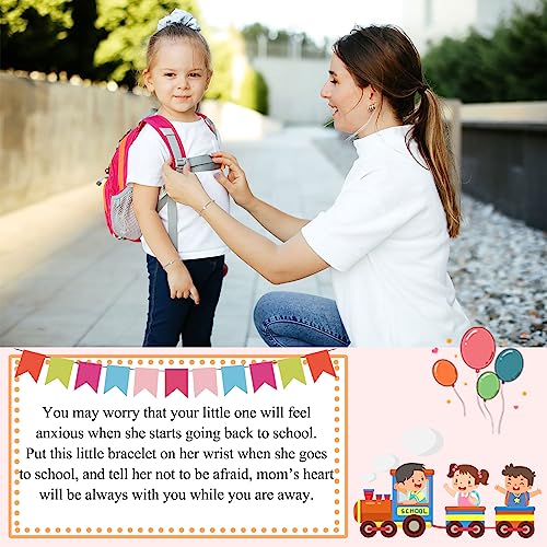 UPROMI First Day of Preschool Bracelet Pre K Prek Mommy and Me Back to School Gifts