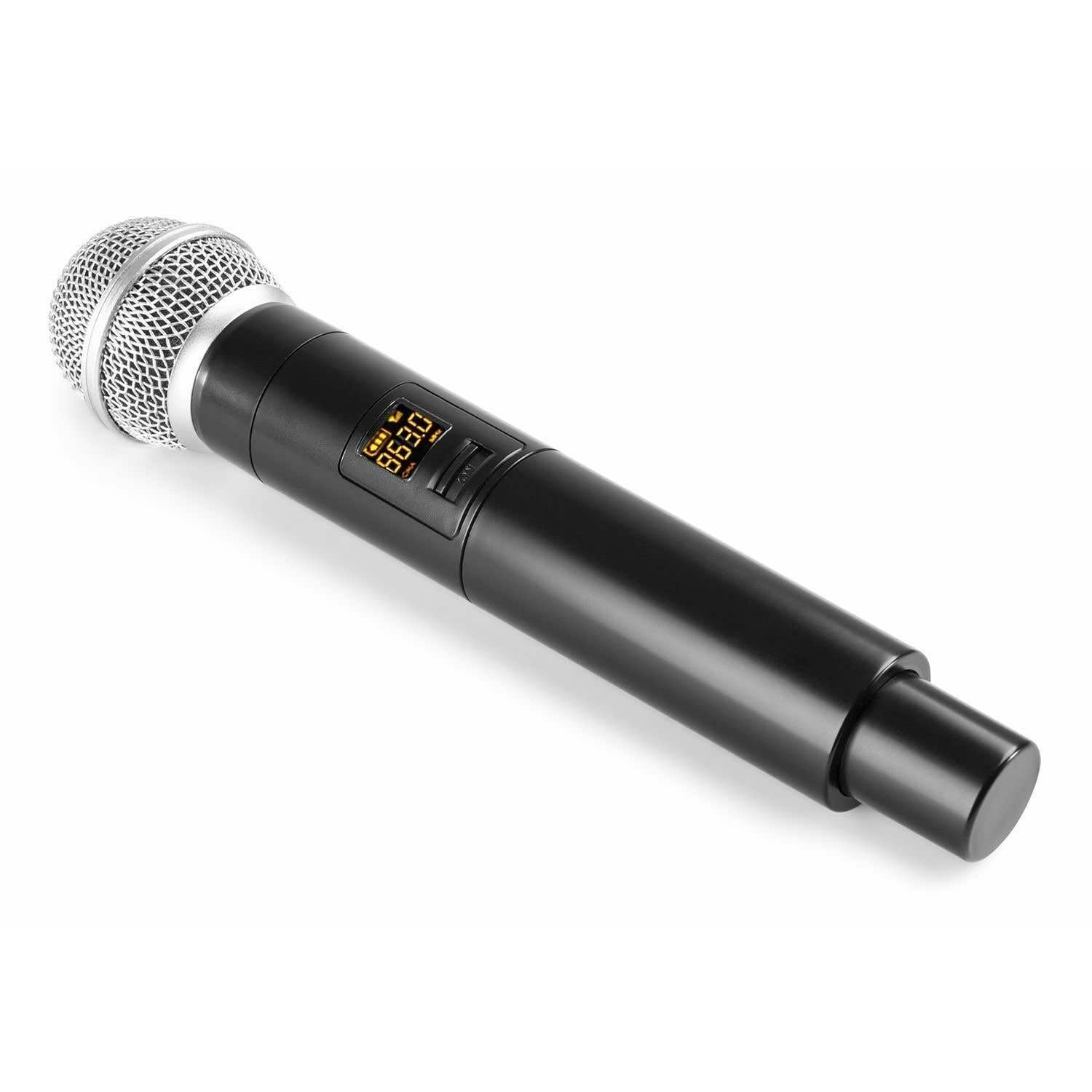 Vonyx WM55 Micrófono inalámbrico UHF Plug & Play | Plug & Play, 10 canales UHF, alcance hasta 50 m, cancelación de ruido