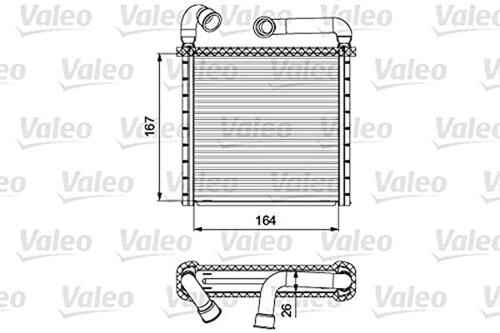 VALEO-811506-Système de chauffage-Systèmes de climatisation VALEO - Radiateur de chauffage à hautes performances -