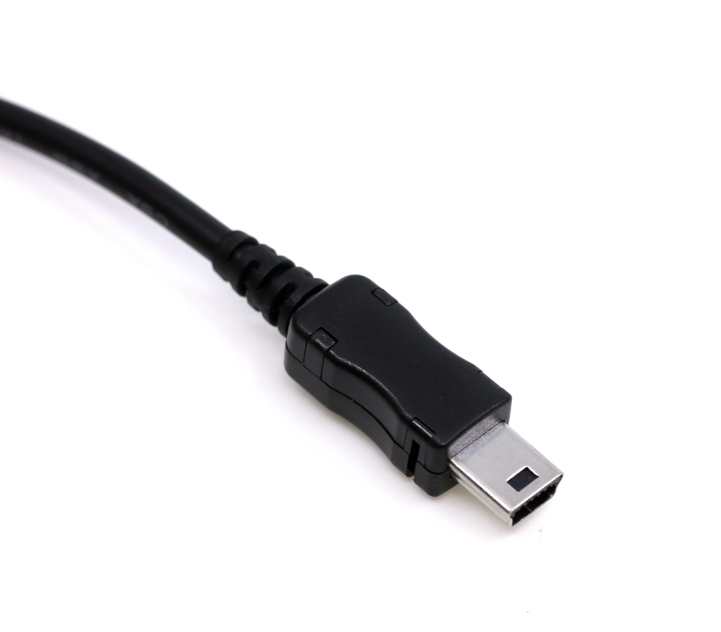 Chargeur compatible avec Garmin Edge 200, Edge 500, Edge 510, Edge 800, Edge 810, Edge Touring, Edge Touring Plus GPS Mini USB Câble de charge OTB avec chiffon de nettoyage d'écran Mungoo