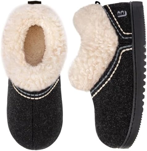 LongBay Women's Cozy Bootie Slippers Memory Foam Warm House Shoes...