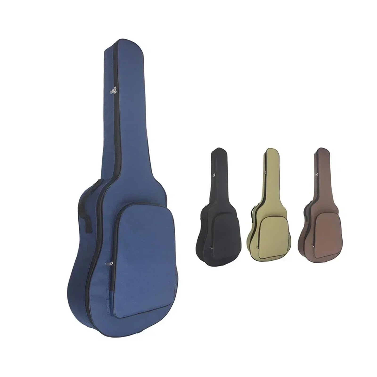 Funda para Guitarra Bolsa de Transporte Acolchada Impermeable for Guitarra acústica clásica, de tamaño Completo, con Funda de Tela Oxford estándar.(Brown)
