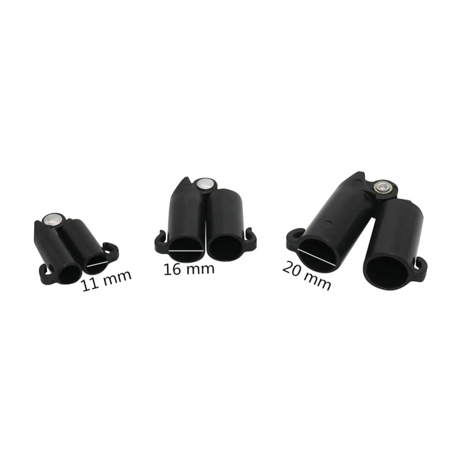 40 Pezzi di picchetti for innesto di Piante Regolabili da 0 a 180 Gradi, Supporto for Piante agricole, Clip Fissa for picchetti for Piante(20mm)