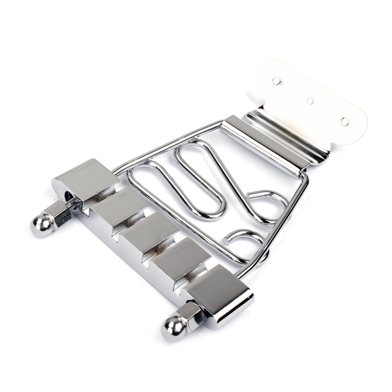 TOYANDONA 3pezzi Ponte Regolabile Per Chitarra Archtop Corde Accessorio Argento Per Sostituzione Facile e Veloce Compatibile Con Chitarre Jazz e Bassi Archtop Per Musicisti e Appassionati Di
