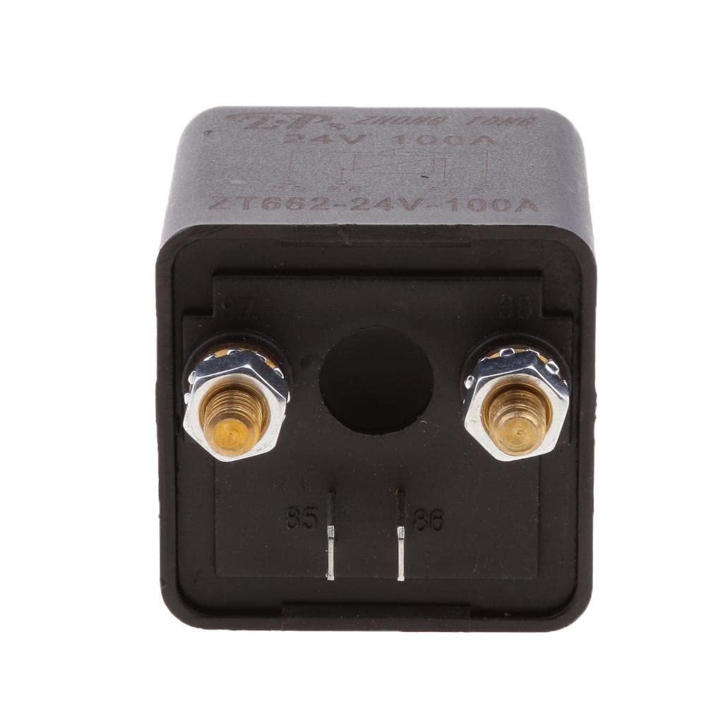 24V DC Relay On Off Car Auto Power Switch Plastic Black 4 Pin Over 100A AMPe-image-18