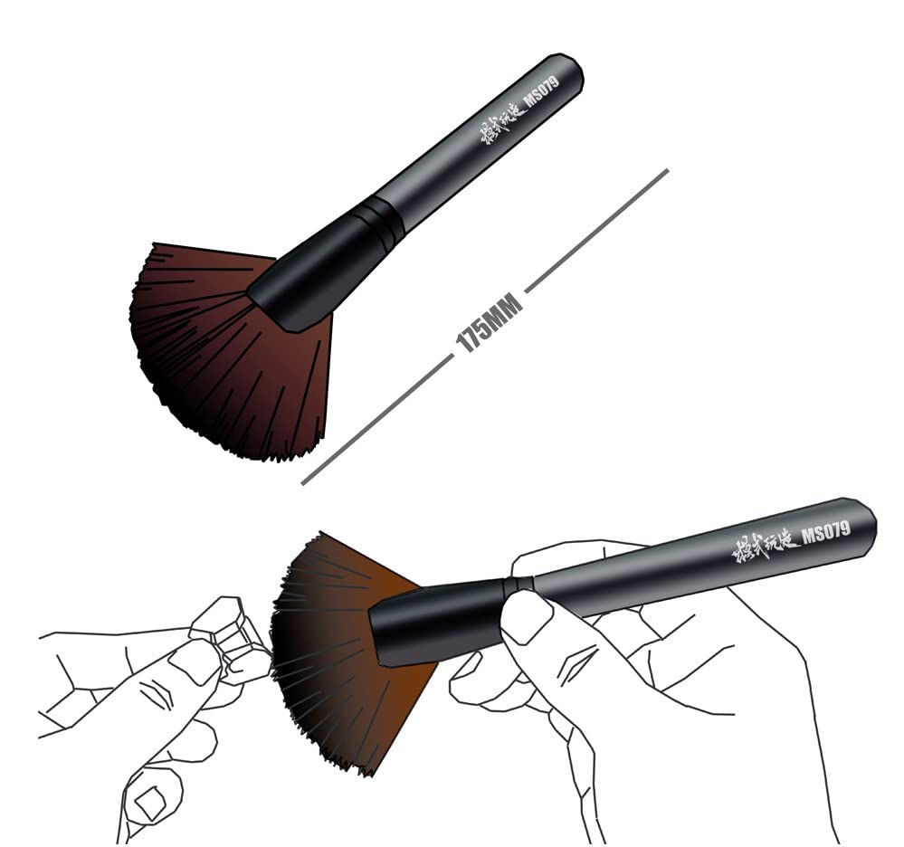 Image of ANSAI Versitle Anti Static Cleaning Brush, For Hobby Model Craft Gundam Military Vehicles, Crafts, Electronics