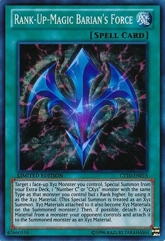 YU-GI-OH! - Rank-Up-Magic Barian's Force (CT10-EN015) - 2013 Collectors Tins - Limited Edition - Super Rare